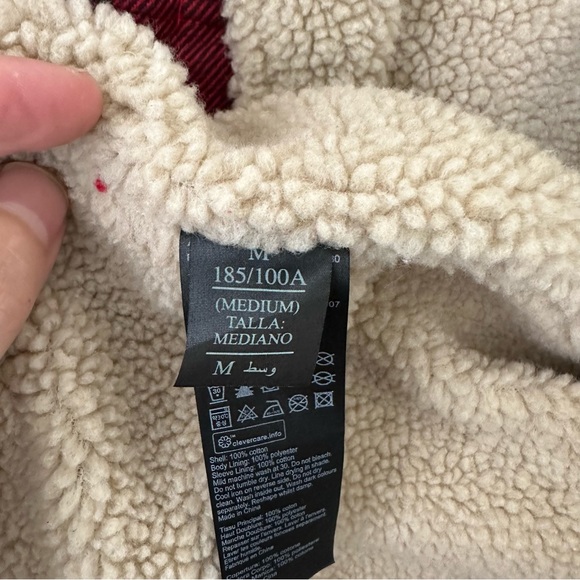 ALL SAINTS RED PLAID JACKET - Picture 7 of 9